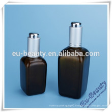 Square Glass Dropper Bottle with Alu Dropper